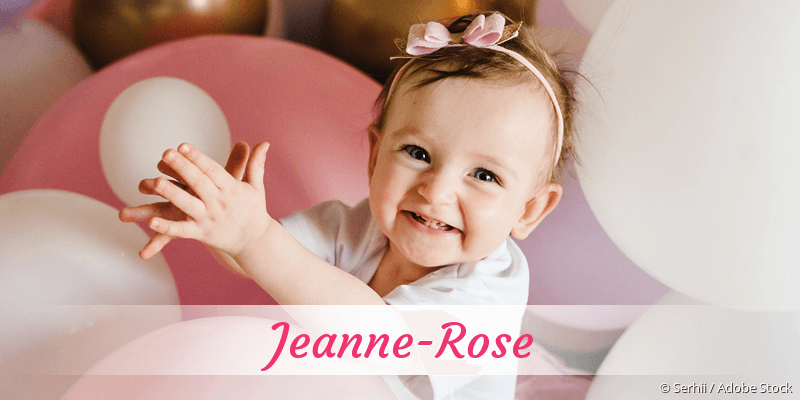 Baby mit Namen Jeanne-Rose