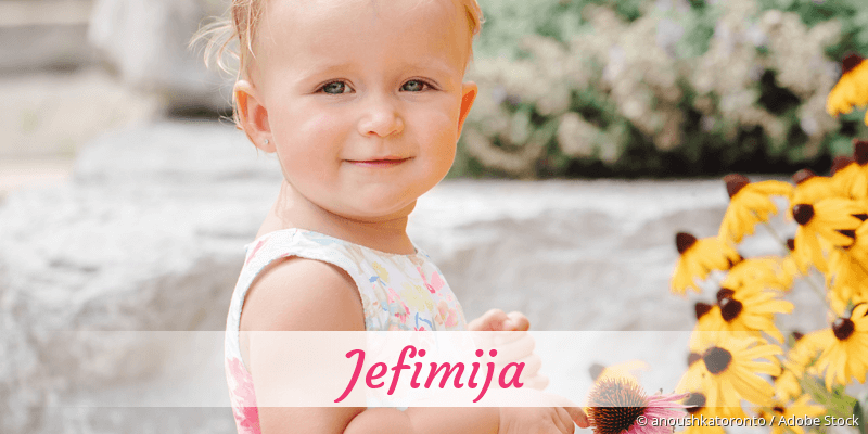 Baby mit Namen Jefimija