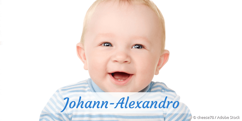 Baby mit Namen Johann-Alexandro