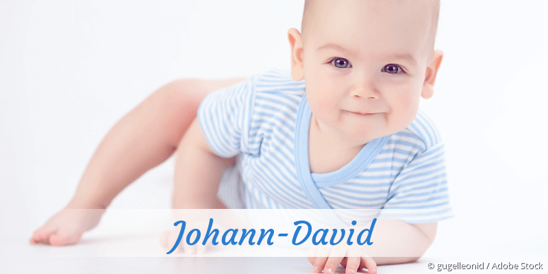 Baby mit Namen Johann-David