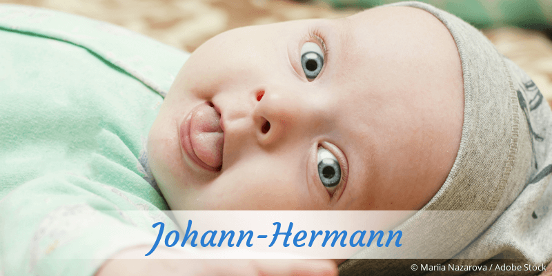 Baby mit Namen Johann-Hermann