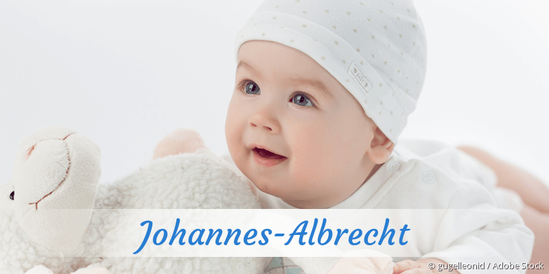 Baby mit Namen Johannes-Albrecht