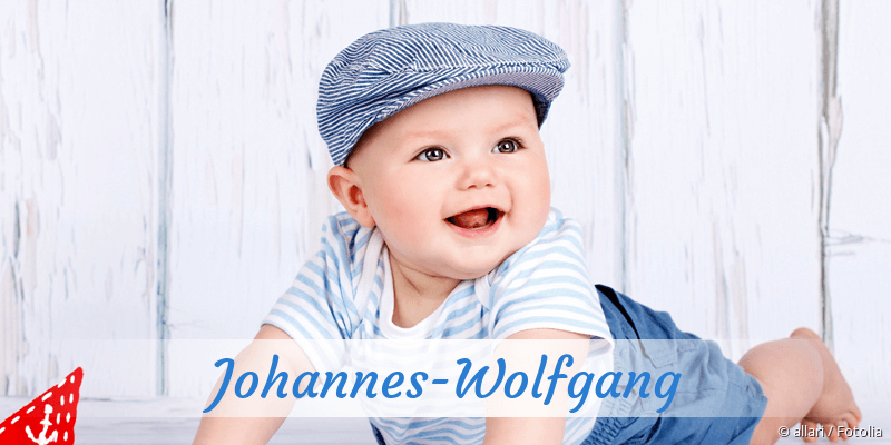 Baby mit Namen Johannes-Wolfgang