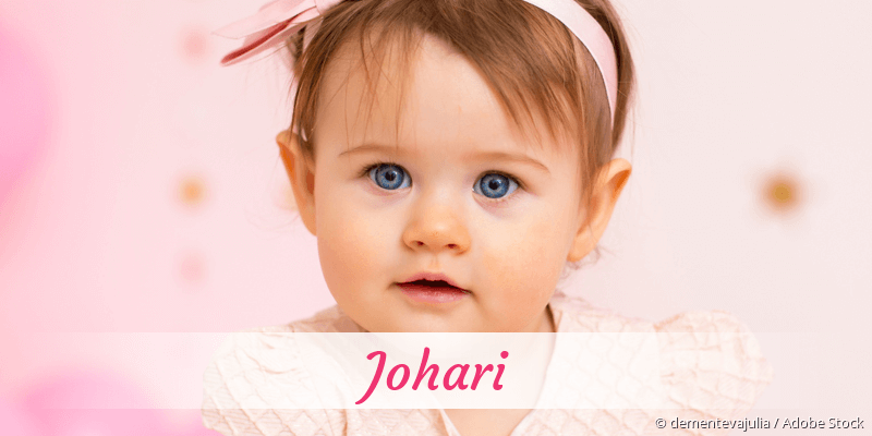 Baby mit Namen Johari