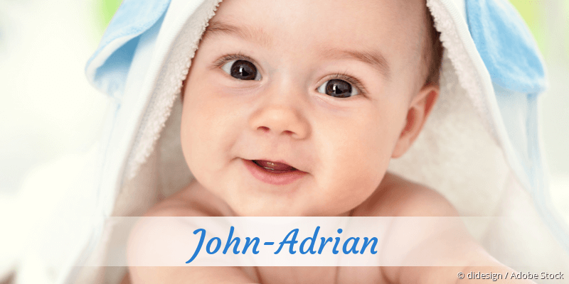 Baby mit Namen John-Adrian