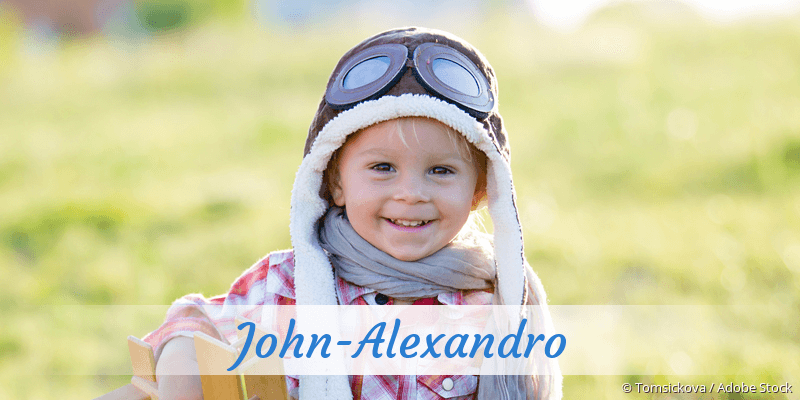 Baby mit Namen John-Alexandro