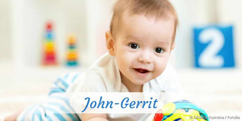 Baby mit Namen John-Gerrit
