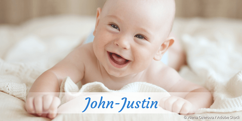 Baby mit Namen John-Justin