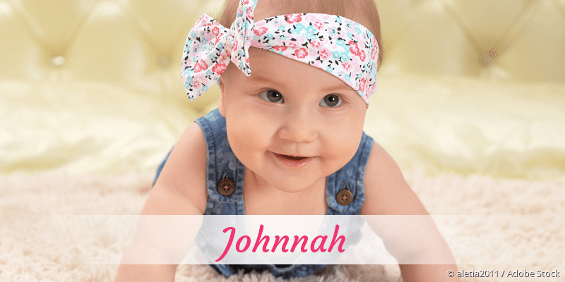 Baby mit Namen Johnnah