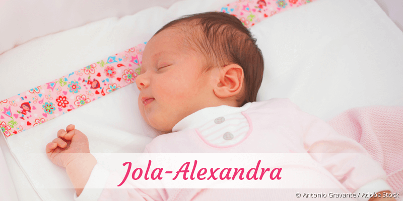 Baby mit Namen Jola-Alexandra