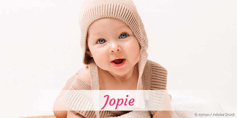 Baby mit Namen Jopie