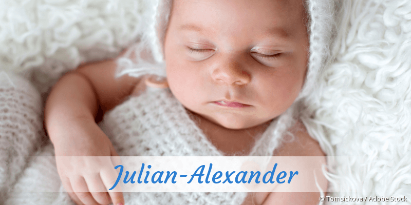 Baby mit Namen Julian-Alexander