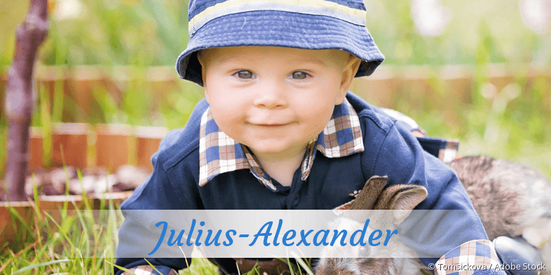 Baby mit Namen Julius-Alexander