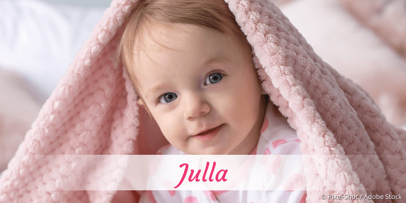 Baby mit Namen Julla