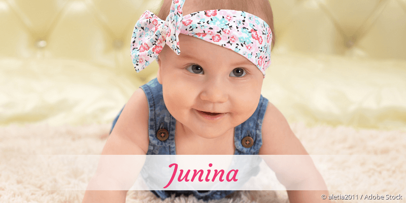 Baby mit Namen Junina