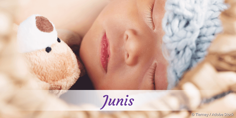 Baby mit Namen Junis