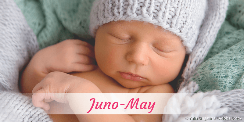Baby mit Namen Juno-May