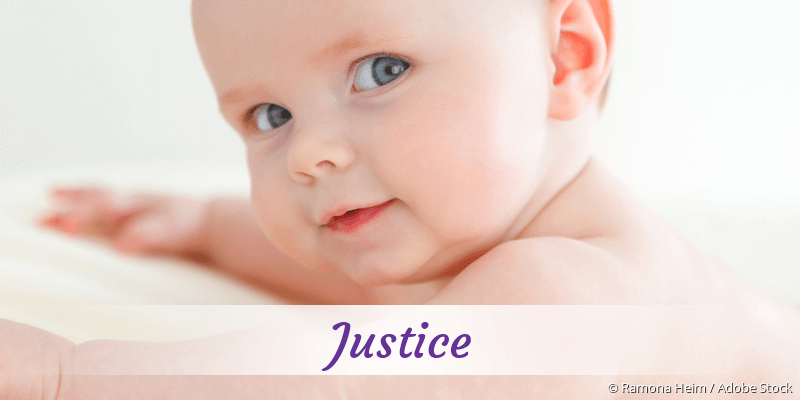 Baby mit Namen Justice