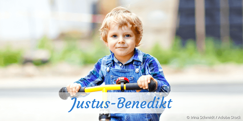 Baby mit Namen Justus-Benedikt