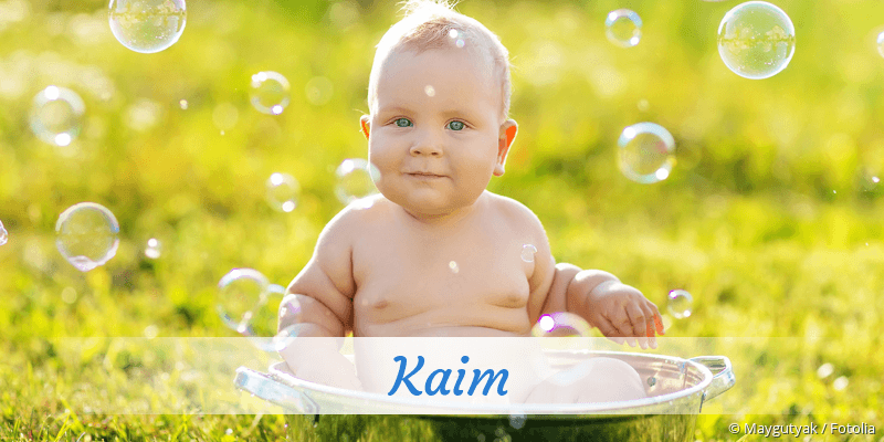 Baby mit Namen Kaim