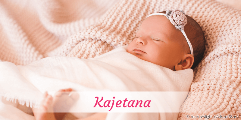 Baby mit Namen Kajetana