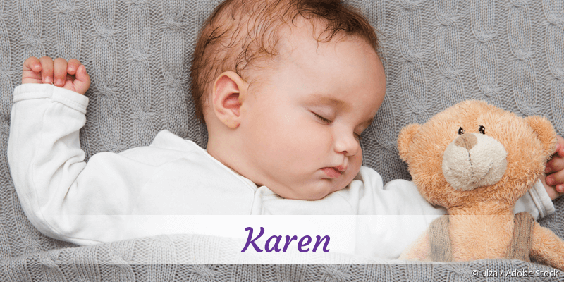 Baby mit Namen Karen