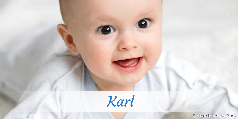Baby mit Namen Karl