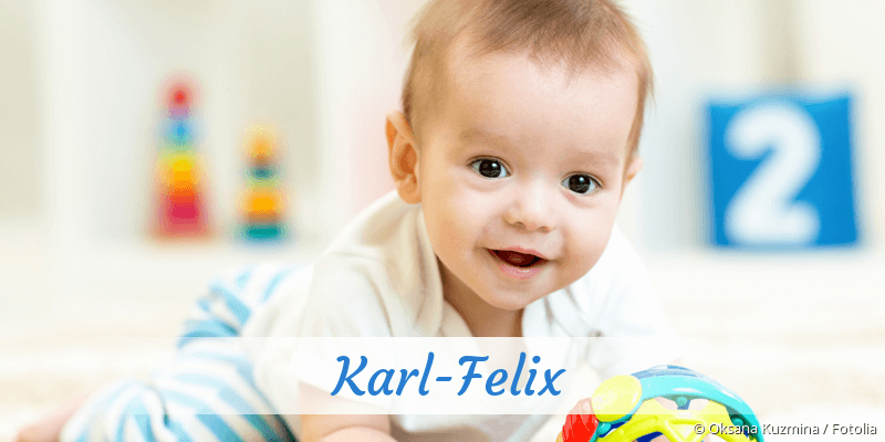 Baby mit Namen Karl-Felix