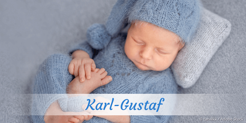 Baby mit Namen Karl-Gustaf