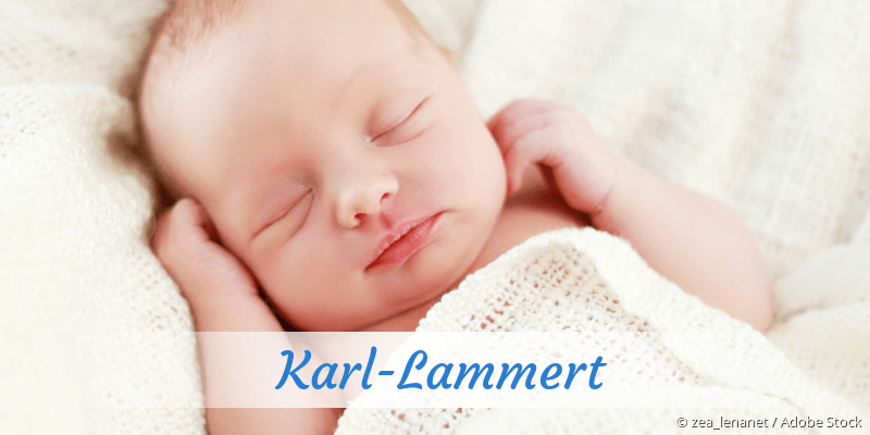 Baby mit Namen Karl-Lammert