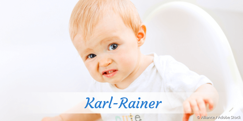 Baby mit Namen Karl-Rainer