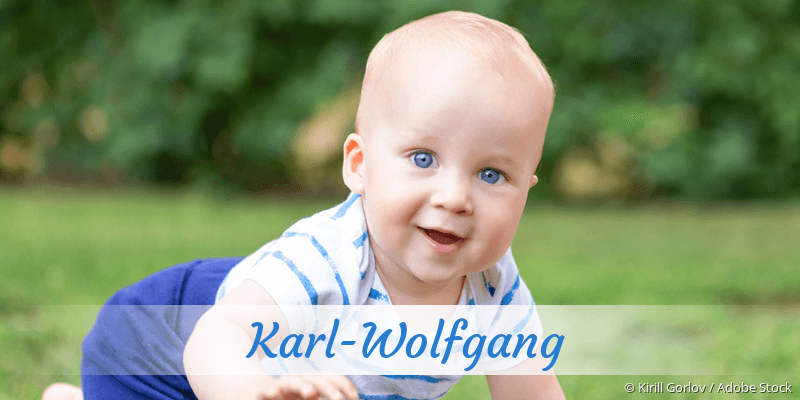 Baby mit Namen Karl-Wolfgang