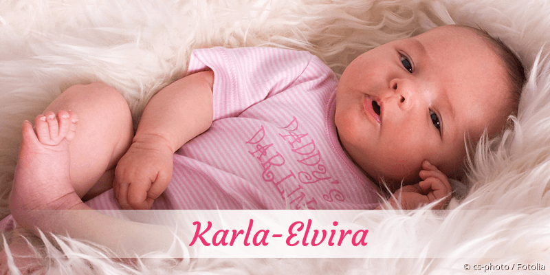Baby mit Namen Karla-Elvira