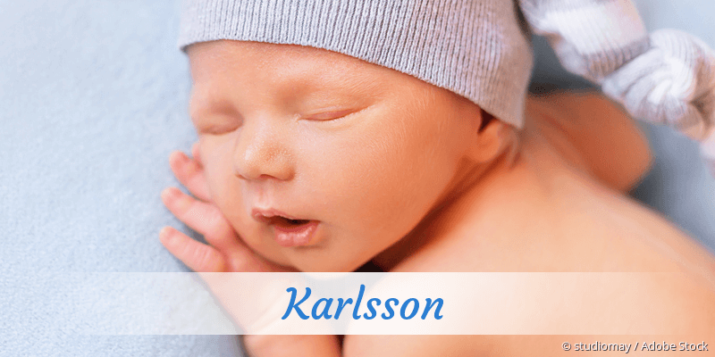 Baby mit Namen Karlsson