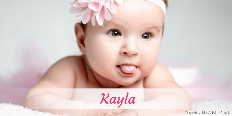 Baby mit Namen Kayla