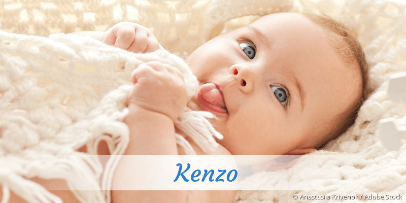 Baby mit Namen Kenzo