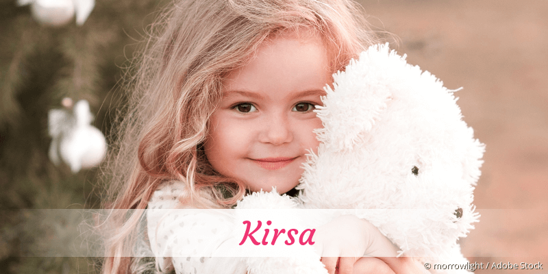 Baby mit Namen Kirsa