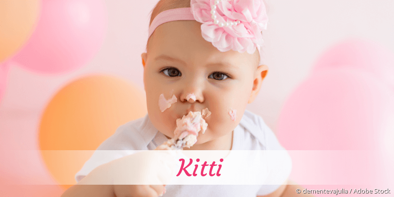 Baby mit Namen Kitti