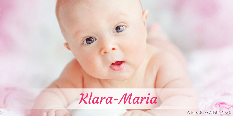 Baby mit Namen Klara-Maria