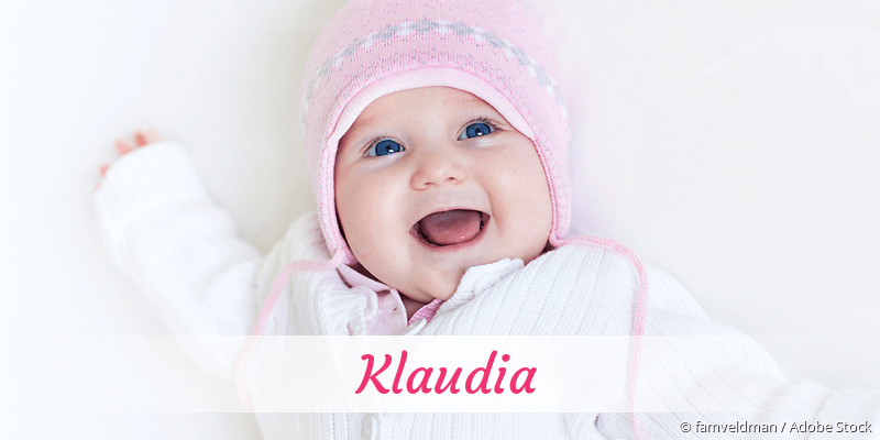 Baby mit Namen Klaudia