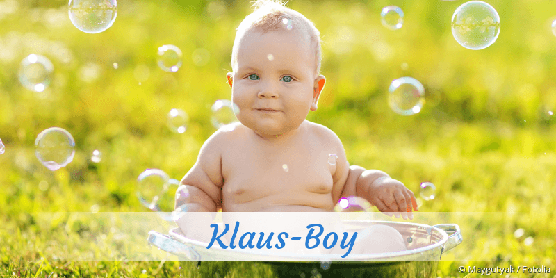 Baby mit Namen Klaus-Boy