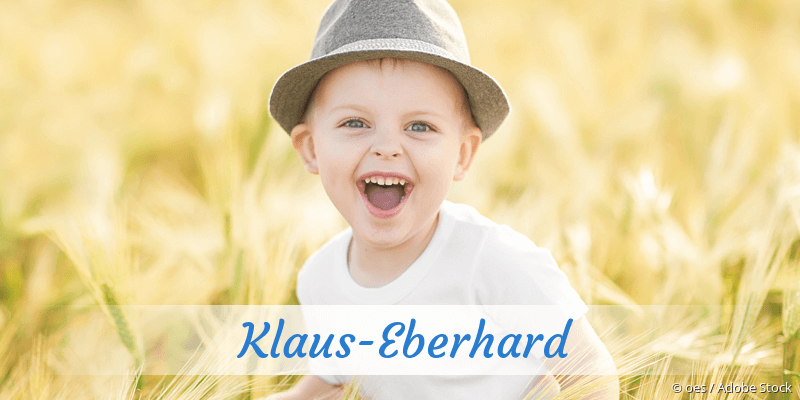 Baby mit Namen Klaus-Eberhard