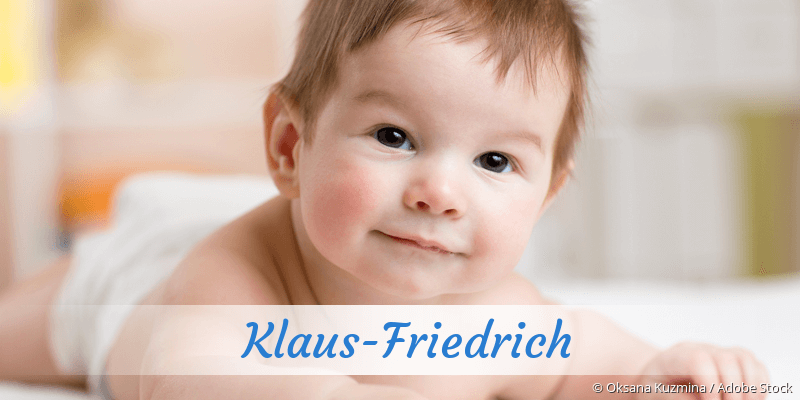 Baby mit Namen Klaus-Friedrich