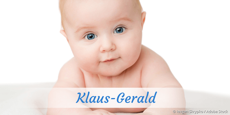 Baby mit Namen Klaus-Gerald