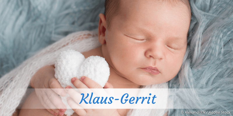 Baby mit Namen Klaus-Gerrit