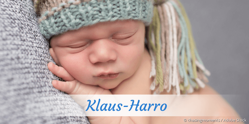 Baby mit Namen Klaus-Harro