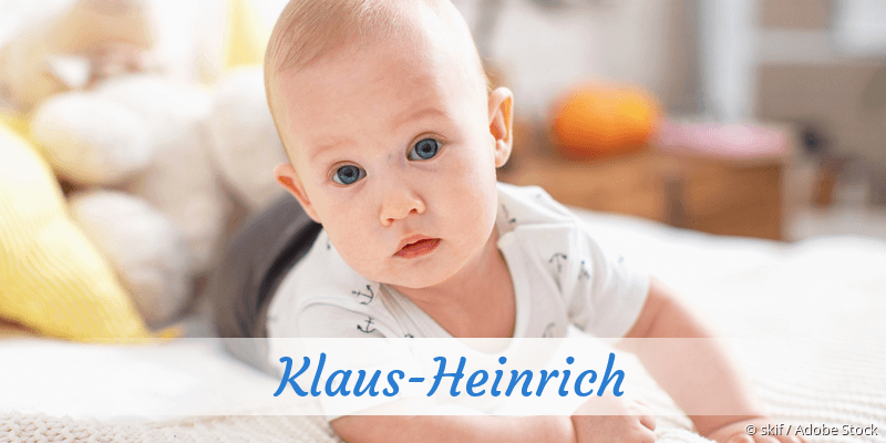 Baby mit Namen Klaus-Heinrich