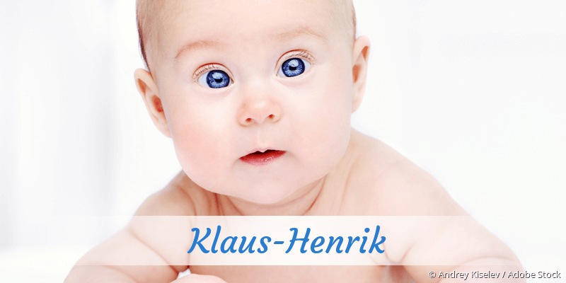 Baby mit Namen Klaus-Henrik