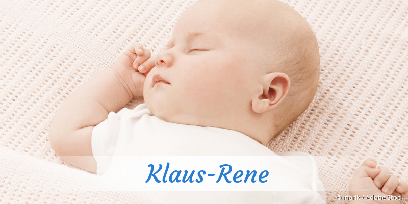 Baby mit Namen Klaus-Rene