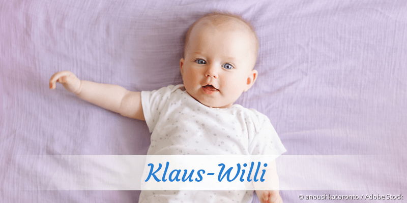 Baby mit Namen Klaus-Willi